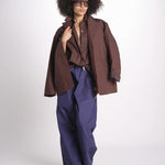 pantalone zip over in nylon PACK EBONY sofie d'hoore 