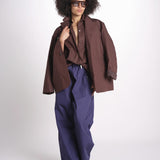 pantalone zip over in nylon PACK EBONY sofie d'hoore 