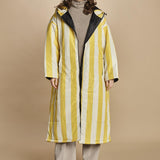 piumino lungo. 90110 MONACO RIGHE sittingsuit 
