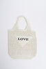 LOVE crochet bag