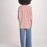 camicia check RICKA SH045CJ-RED RED CHECKS laurence bras 