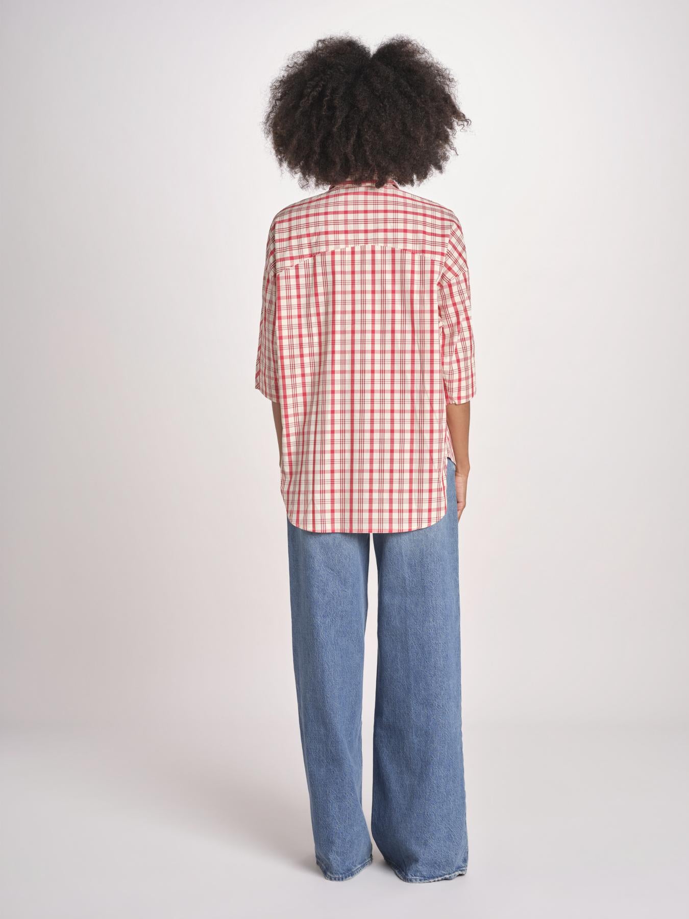 camicia check RICKA SH045CJ-RED RED CHECKS laurence bras 