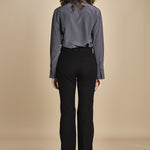 pantalone in gabardine stretch TARIFA JP001617 BLACK 0010 joseph 