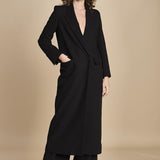 cappotto lungo smoking JIL ANN  IO1100X9049 BK999 ivy oak 