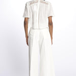 INGRID camicia cropped ricamo B0383 OFF W louise misha 