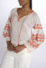 BALERIC camicia con maniche ricamate by milaura.