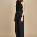 pantalone in cotone double FELLINI SNW DARKEST NAVY studio nicholson 