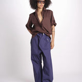 pantalone zip over in nylon PACK EBONY sofie d'hoore 