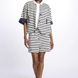 Giacca BABY WORK BLAZER jersey righe 10316 105 JERSEY BLUE STRIPES 19 jejia 