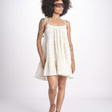 mini abito con spallina MIRABELA MINI WHITE christianzen 