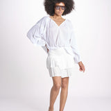 camicia voille nervature ALEXANBLATU BLANC laraethnics 