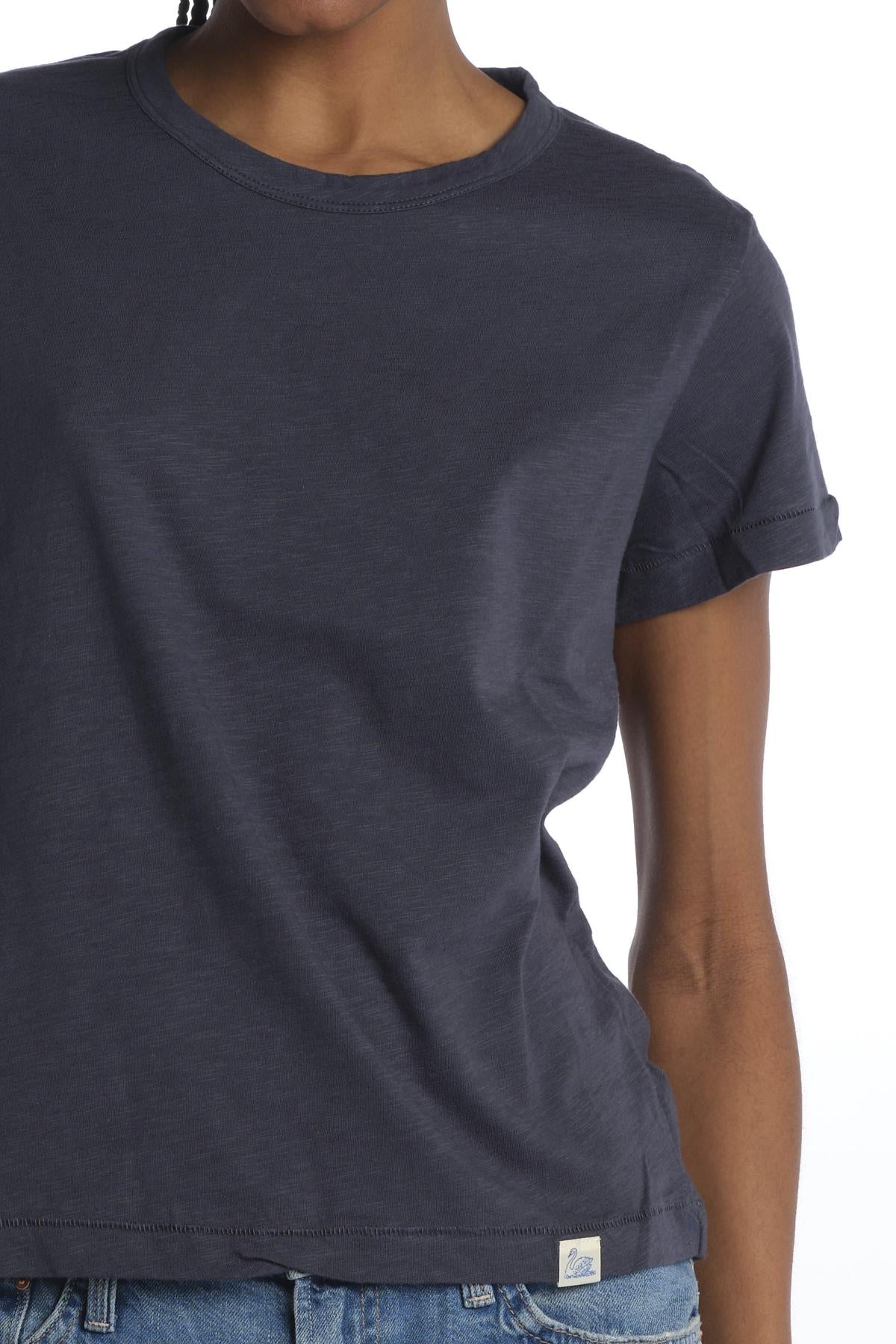 T-shirt girocollo m/c basic WSCT20 DENIM BLUE merz b 