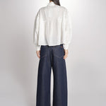 Camicia con ricami DAHALIA 2HVA27-V09771 BLANC vanessa bruno 