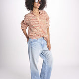 camicia stampa spina VT6248 ORANGE zen ethic 