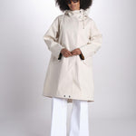 parka con cappuccio LR-1061/D 8Z05 OFF WHITE mackintosh 