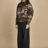 bomber unisex in nylon camouflage 756111C MA-408 CAMO alpha 