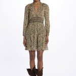 Mini abito punto croce CAMELIA ECRU ba&sh 