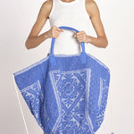 borsa grande SHQ-26E18- B 12 BLUET le daf 