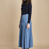 gonna lunga in denim OPUNZIA  2525106016600 002 weekend maxmara 