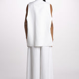 1331 gilet lino enzimato 1331 WHITE dusan 