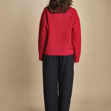 maglia a coste con la zip SANDOS CRIMSON studio nicholson 