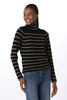 Small striped turtleneck