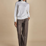 dolcevita over in lana merinos MIL LAU5 E14031 BIANCO milaura 