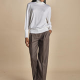 dolcevita over in lana merinos MIL LAU5 E14031 BIANCO milaura 
