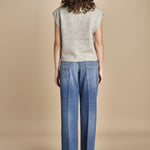 MAM gilet in shetland BEMV512 NATURAL hartford 