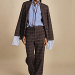 INES camicia da uomo a righe piu piping MJD117_A10016 0012 BLUE WHITE jejia 