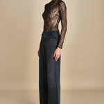 ELECTRIC BODYSUIT body in pizzo ELECTRIC BLACK undress code 