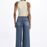 AMARI denim ricamati 080 BLUE sea ny 