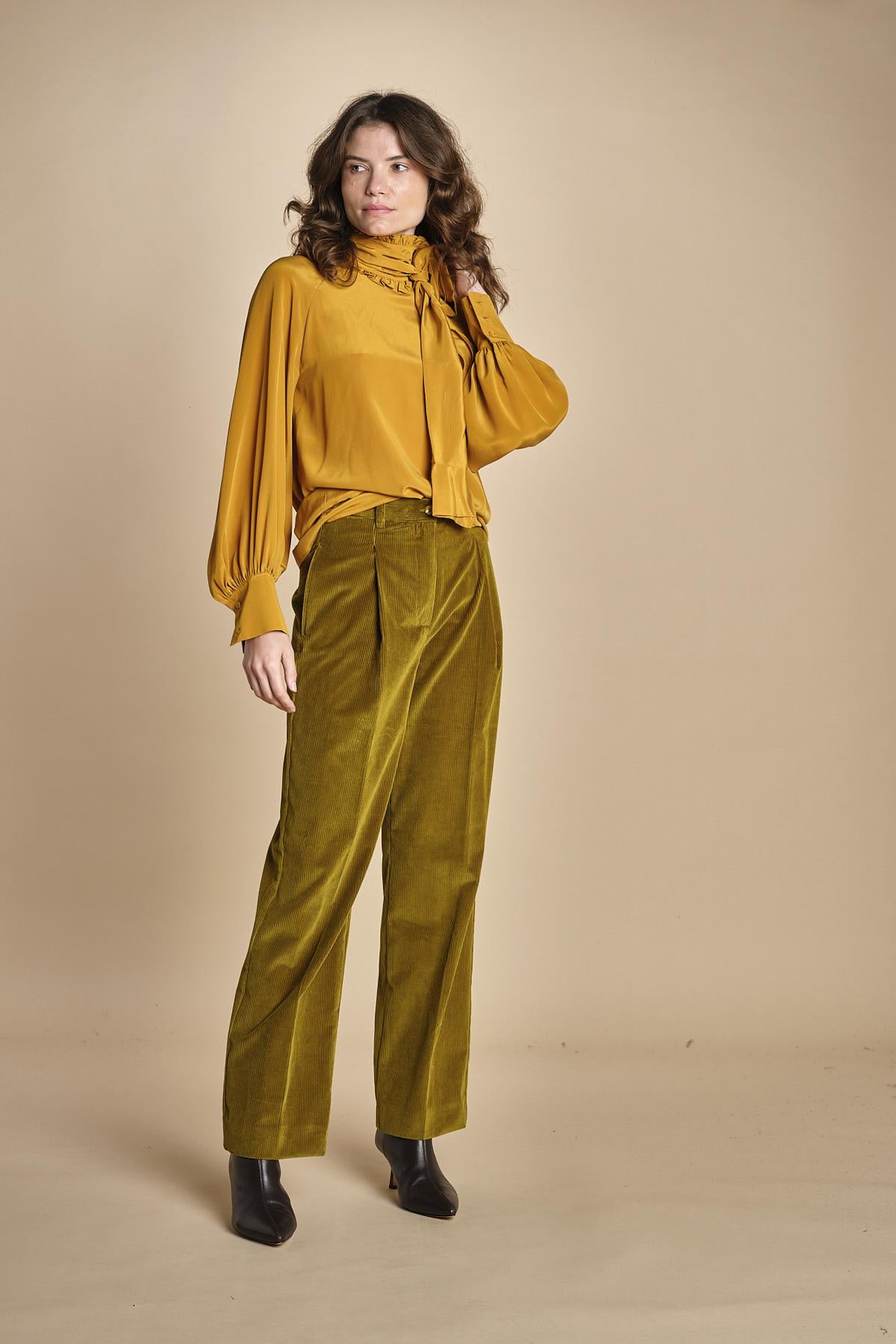 camicia collo alto con rouches GUIDO 2525116036600 012 weekend maxmara 