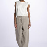 Pantaloni lino con elastico PILAR NATURA sofie d'hoore 