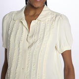 Camicia m/c con rouches G071 5132 1103 n21 