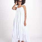 abito con arriccio PAOLABLATU BLANC laraethnics 