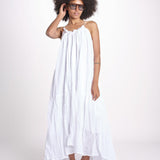 abito con arriccio PAOLABLATU BLANC laraethnics 