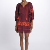 benaras soleil BE24877ATUNBURGUNDY