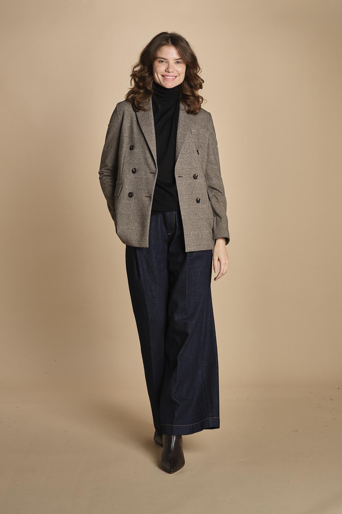 blazer doppiopetto in jersey galles 3679 CIOCC circolo 1901 