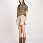 bermuda con risvolto 0222 85047 BEIGE aspesi 