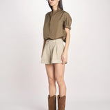 bermuda con risvolto 0222 85047 BEIGE aspesi 