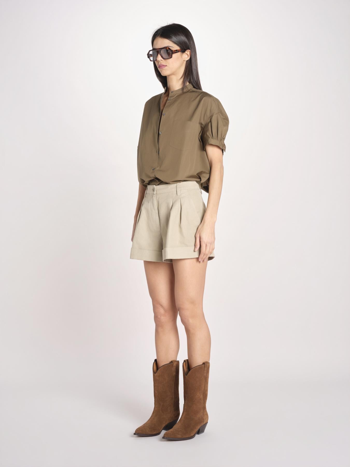 bermuda con risvolto 0222 85047 BEIGE aspesi 