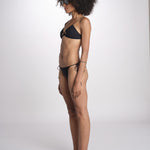 costume due pezzi con spalline sottili KAISS DEEP BLACK amazuìn 