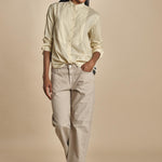 Camicia JILL coreana microstampa P28D0JILL-T4733 S669 massimo alba 