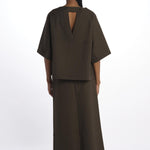 Maglia scollo v dietro HESSE1390 MOSS studio nicholson 