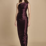 maxidress in taffetà KIRA AMETHYST solace 