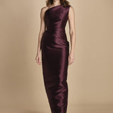 maxidress in taffetà KIRA AMETHYST solace 