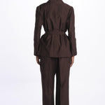 DREW Blazer doppio petto con cintura VES1600DREW MAR0125S soeur 