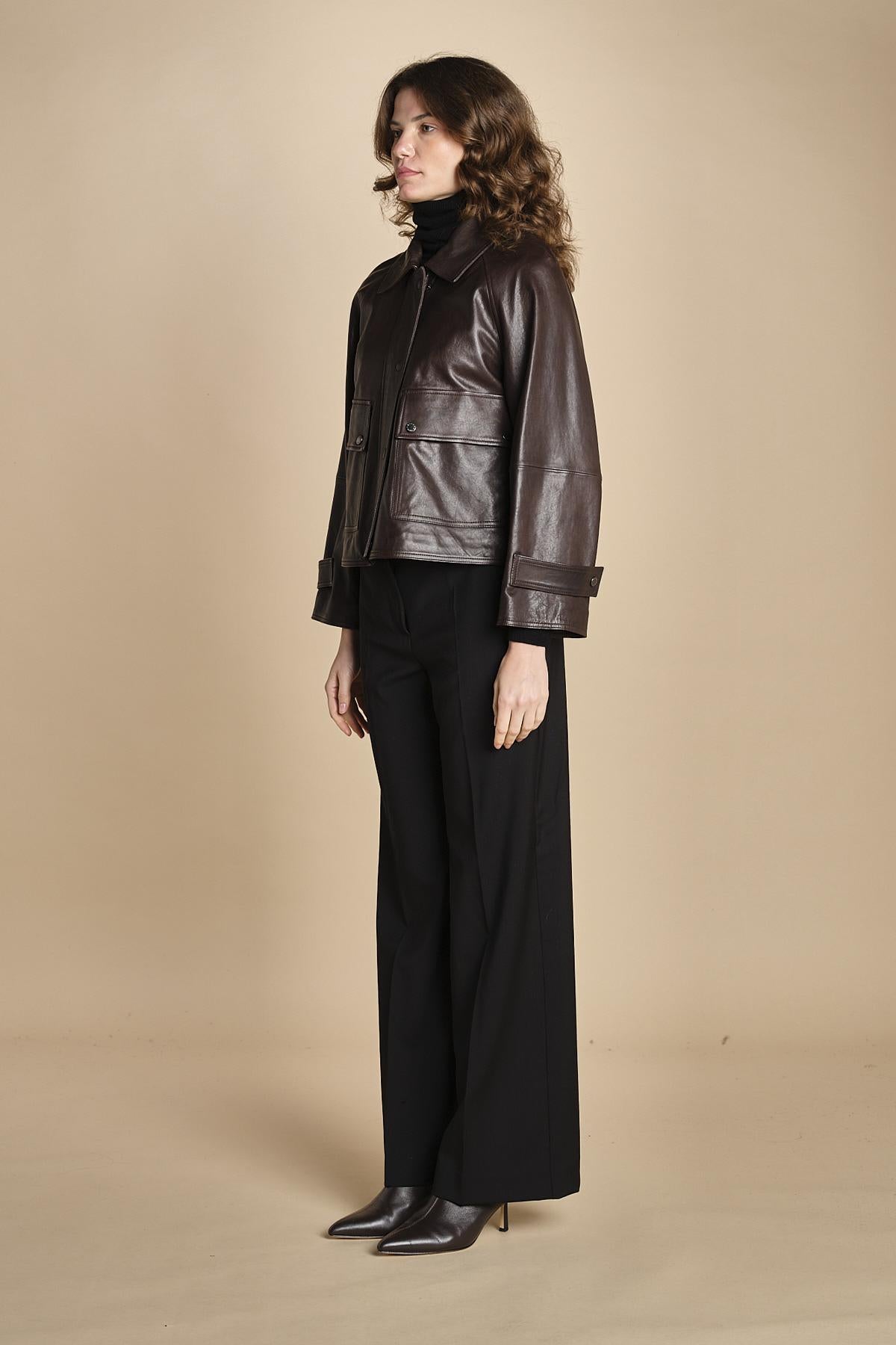 giaccone pelle BERBICE 2525446021600 001 weekend maxmara 