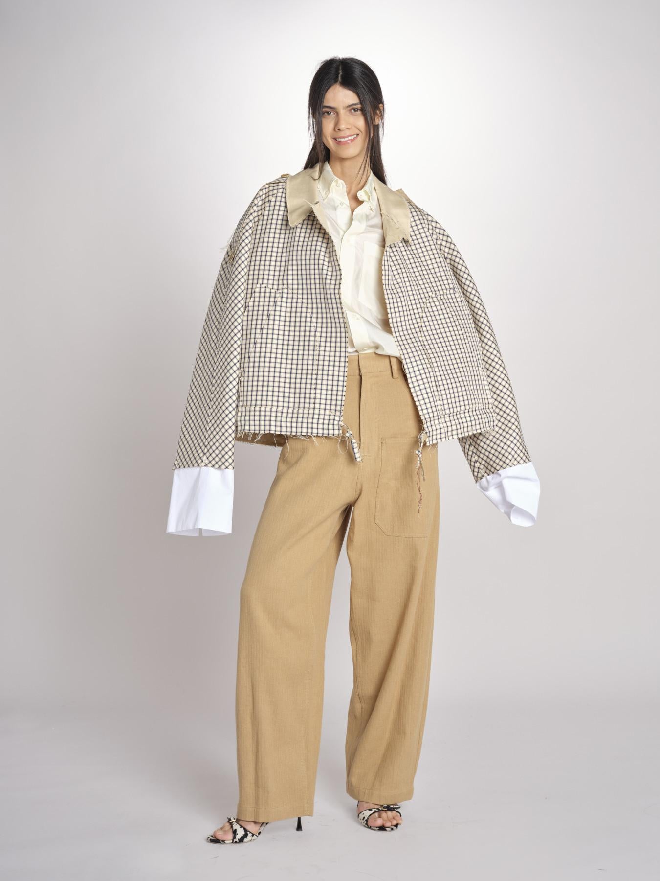 Camicia manica puntata BUBA MJD166_AU8008 VANILLA jejia 